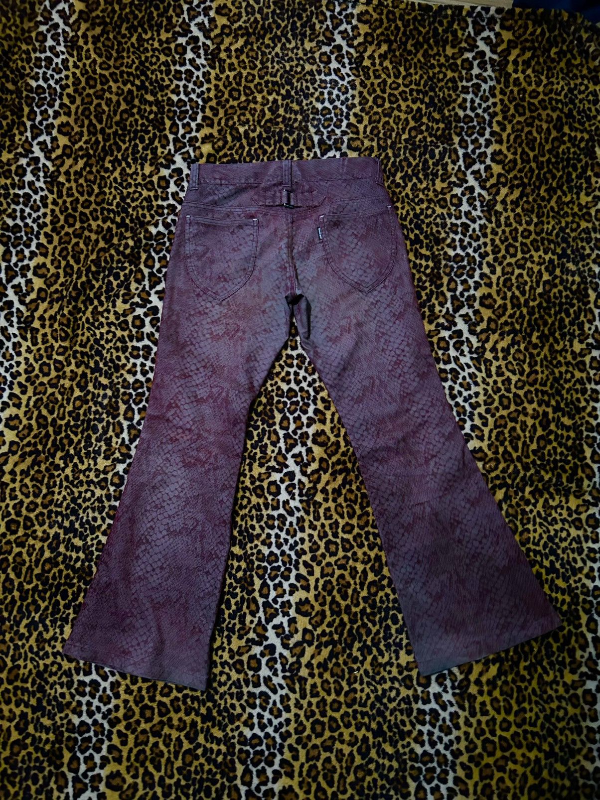 Tornado Mart Tornado Mart Snake Skin bootcut Size US 30 / EU 46 - 2 Thumbnail