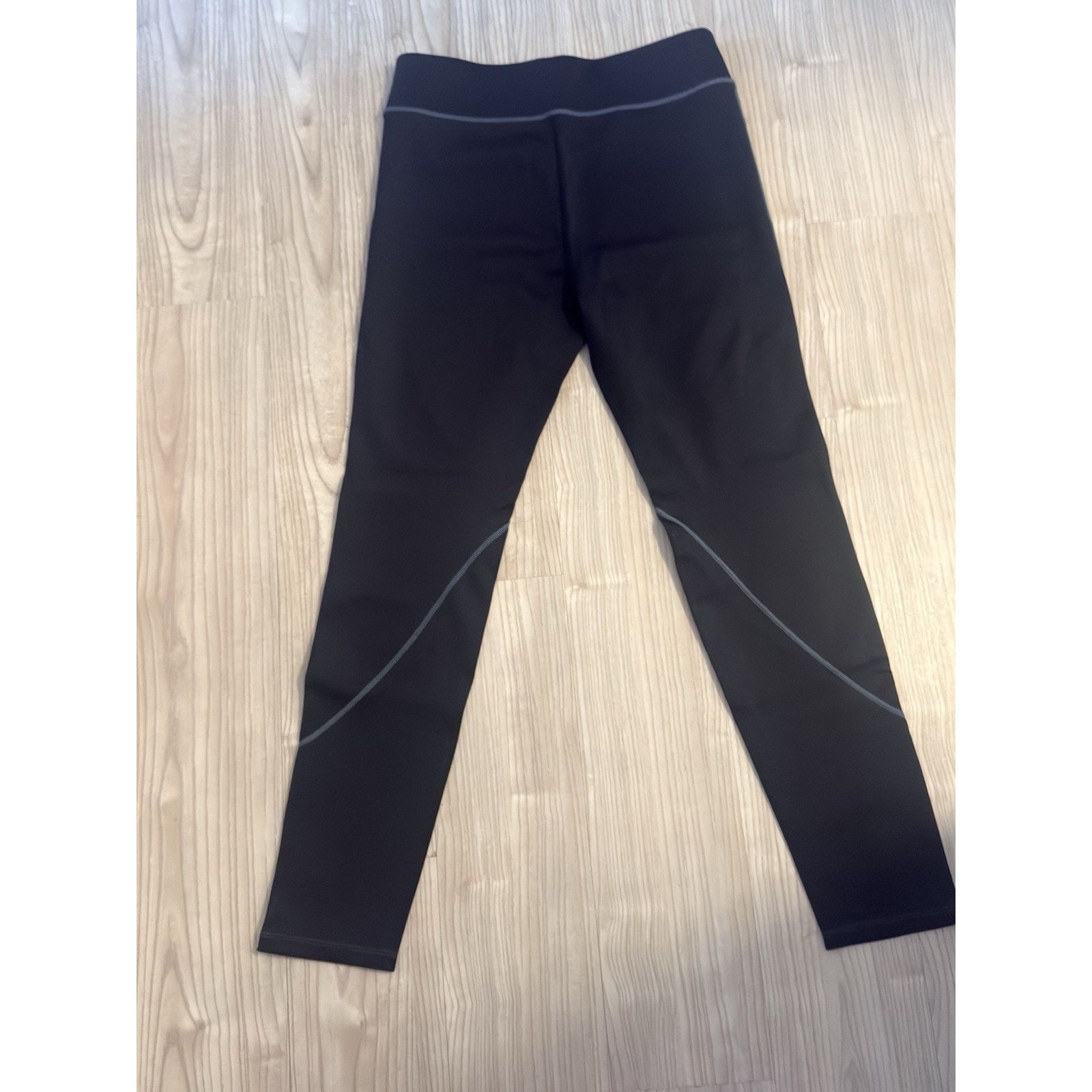 Zara ZARA Black Ankle Leggings Elastic Waist Women's Size XL Size 38" / US 16 / IT 52 - 7 Thumbnail