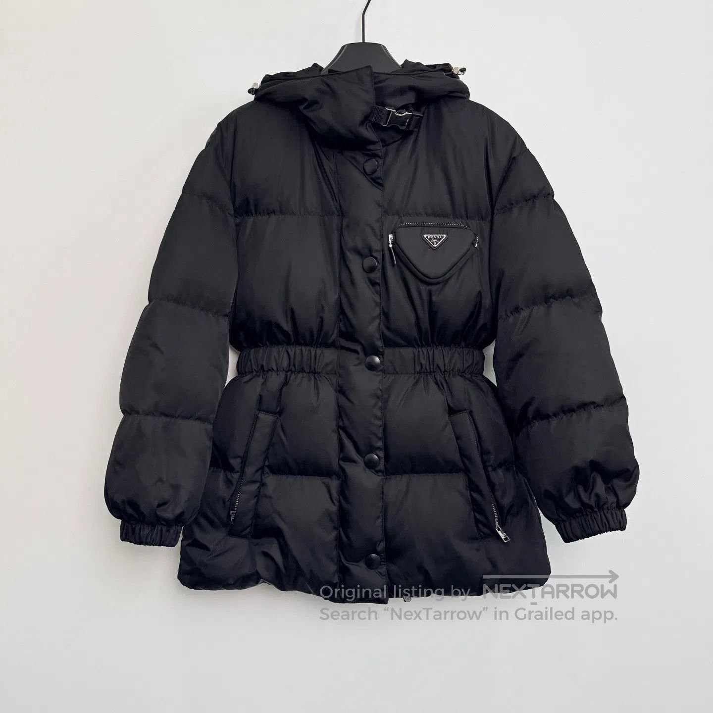 Prada Prada Solid Color Triangle Metal Logo Zipper Long Sleeve P Size XS / US 0-2 / IT 36-38 - 1 Thumbnail