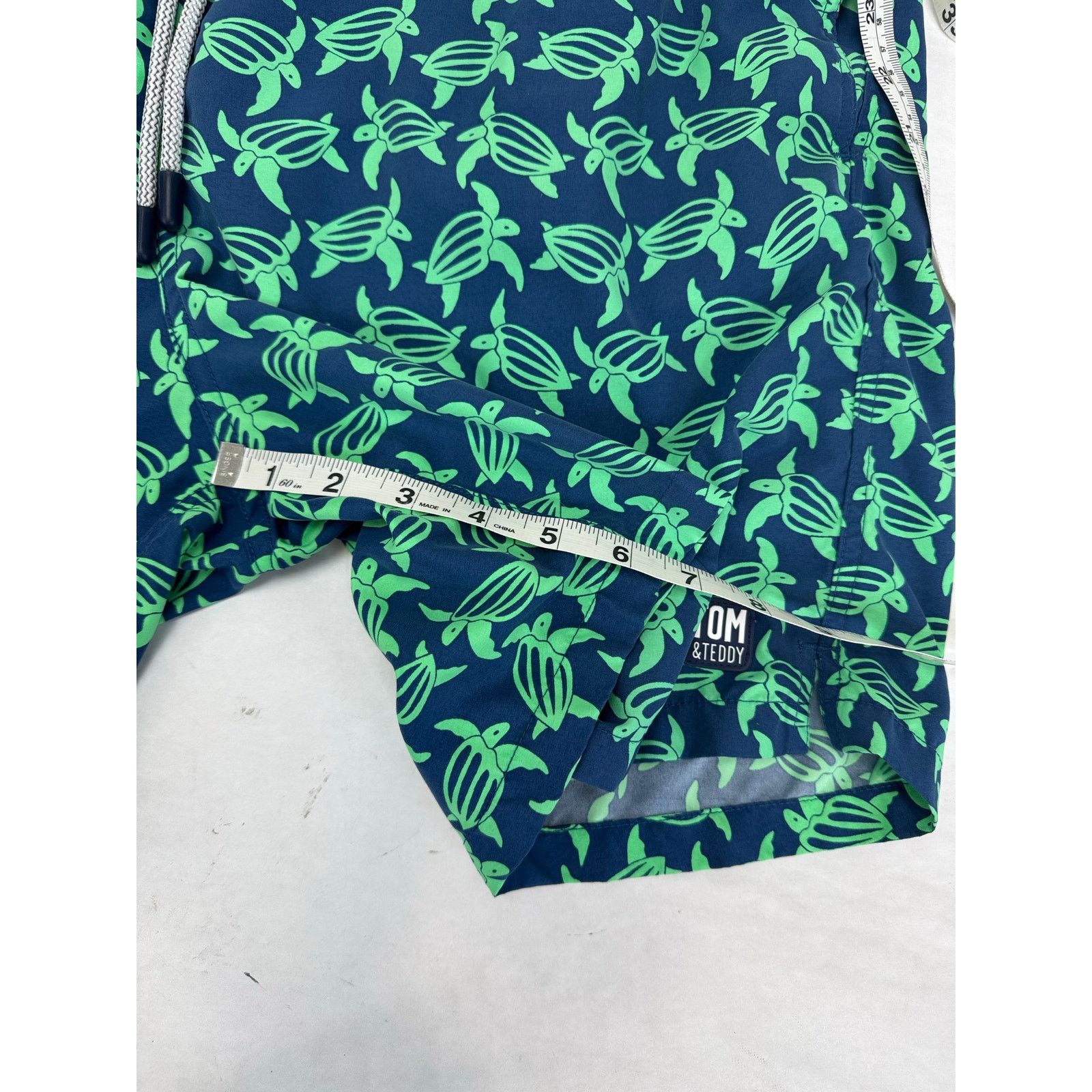 Other Tom & Teddy Swim Trunks Sea Turtle Print Board Shorts - XL Size US 34 / EU 50 - 5 Thumbnail