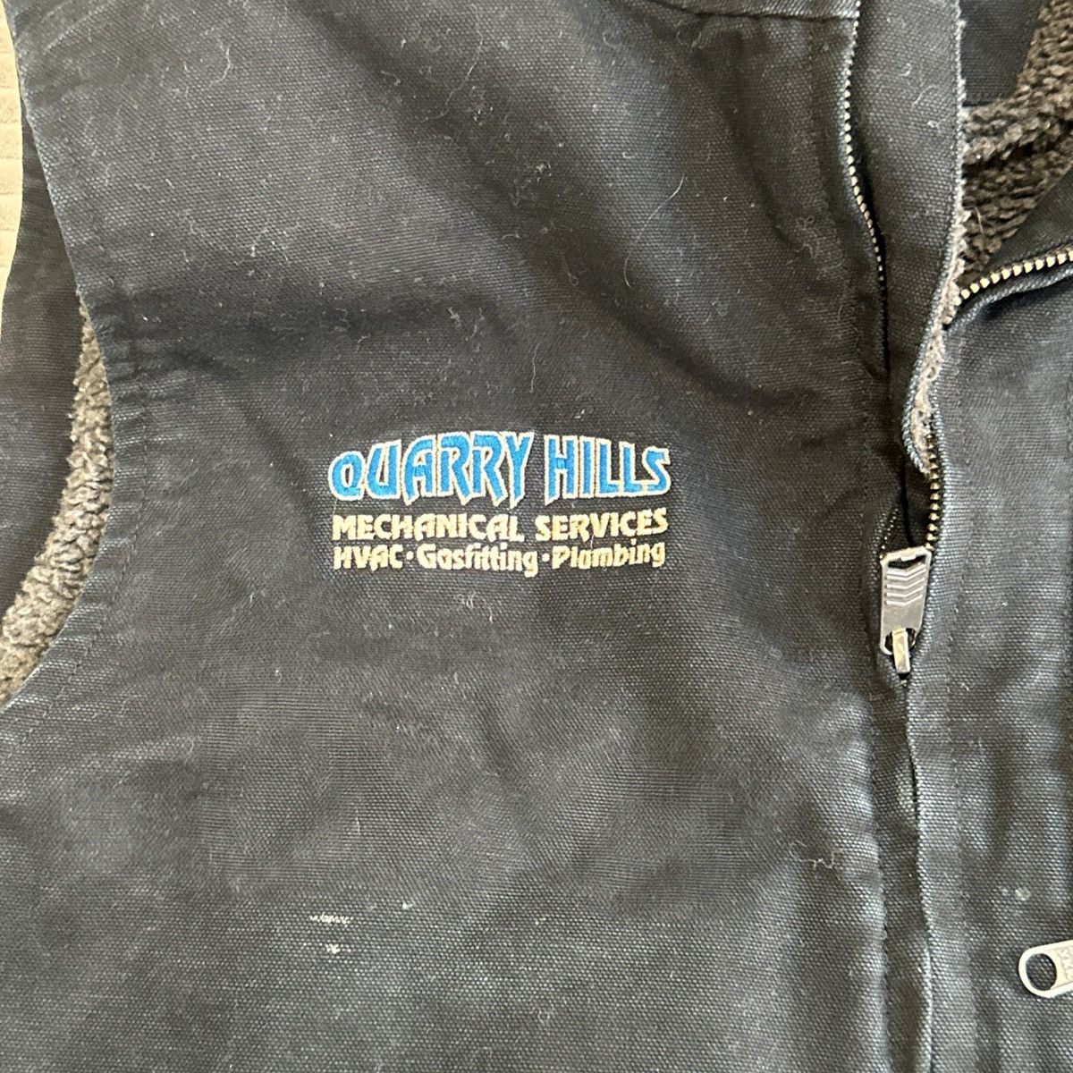 Carhartt Carhartt Black Vest OV4276-M Men's Sherpa Lined Size US XL / EU 56 / 4 - 4 Thumbnail
