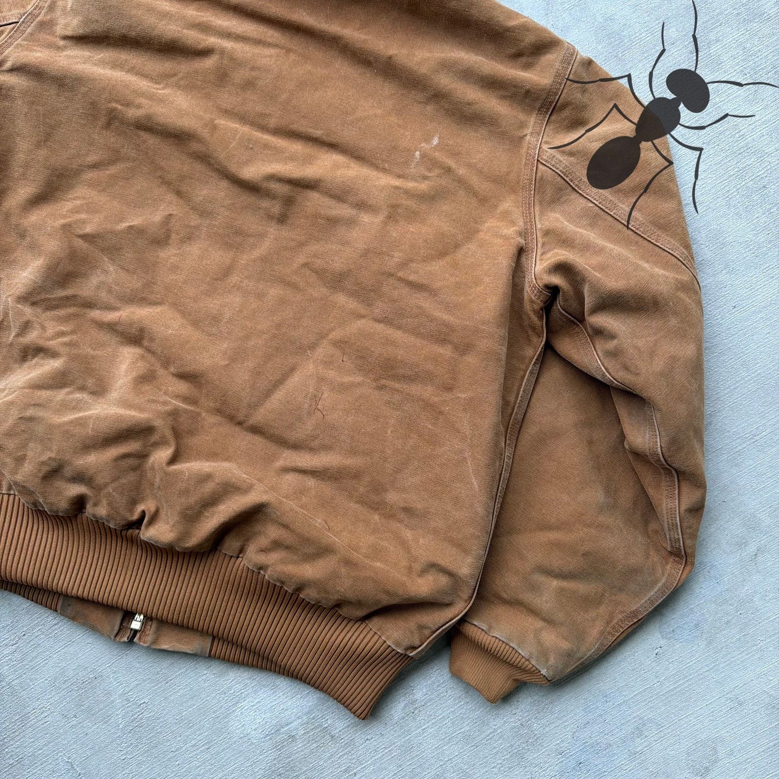 Carhartt × Vintage Carhartt J130 brown hooded work wear jacket Size US L / EU 52-54 / 3 - 8 Thumbnail