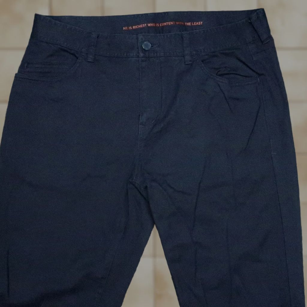 Rhone Rhone Pants Mens 35x30 Blue Everyday Twill 5 Pocket Trouser Chino Size US 35 - 1 Thumbnail