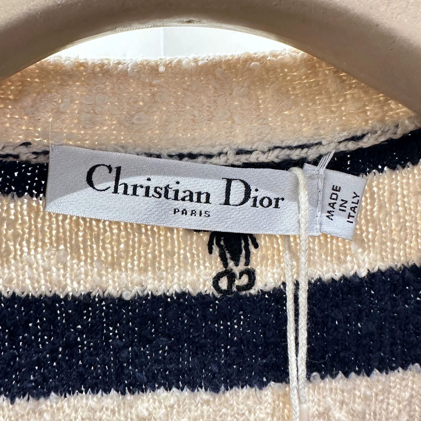 Christian Dior Monsieur Dior mar383 striped tie-front knit 38 Size S / US 4 / IT 40 - 3 Thumbnail