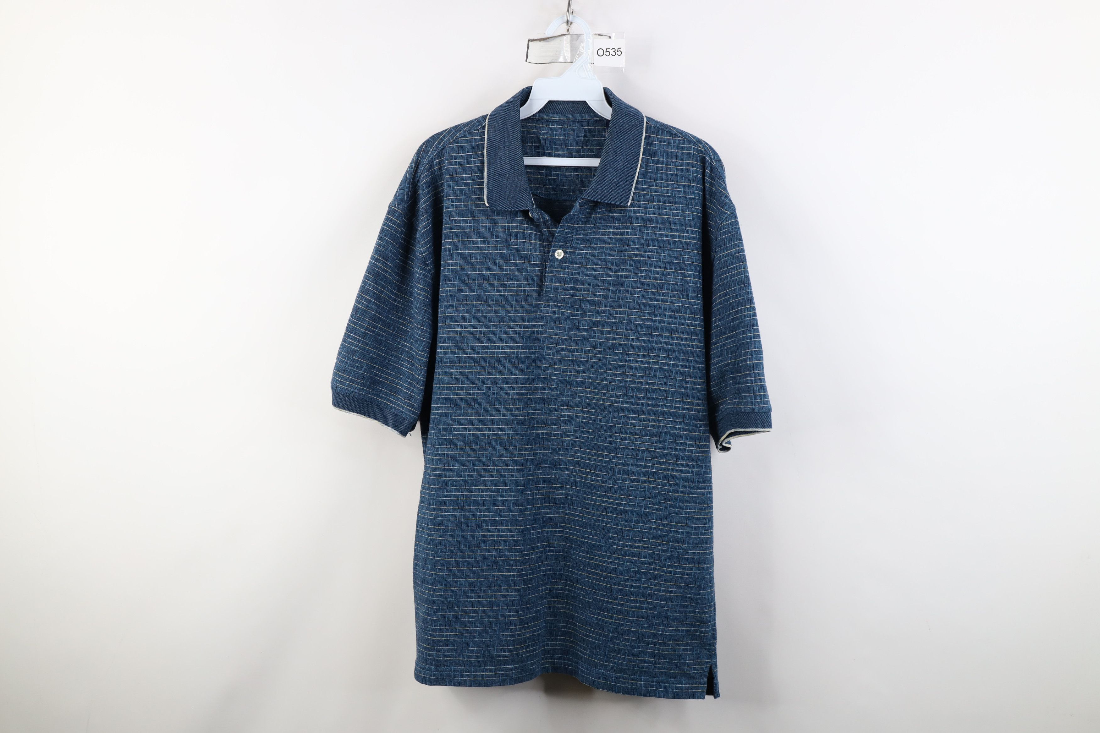 Vintage Vintage 90s Streetwear Knit Collared Golf Polo Shirt Size US XL / EU 56 / 4 - 1 Thumbnail