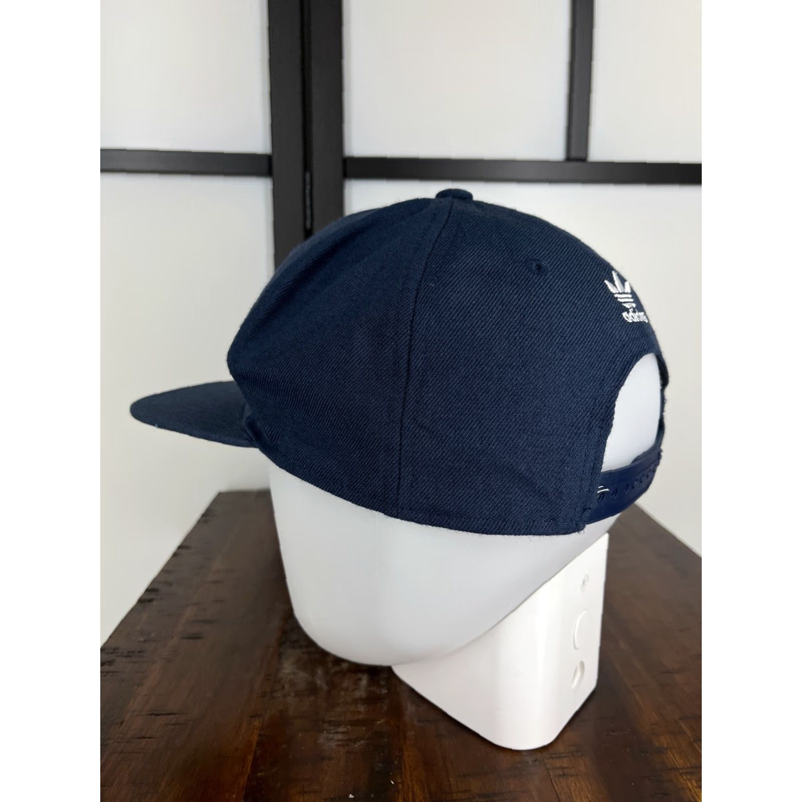 Adidas Adidas Hat Cap Snap Back One Size Blue Green Embroidered Trefoil Wool Blend Mens Cap Hat Size ONE SIZE - 5 Thumbnail