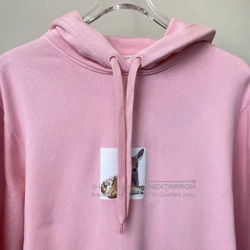 Burberry Burberry Pink Cotton Women's Hoodie. Size L / US 10 / IT 46 - 3 Thumbnail