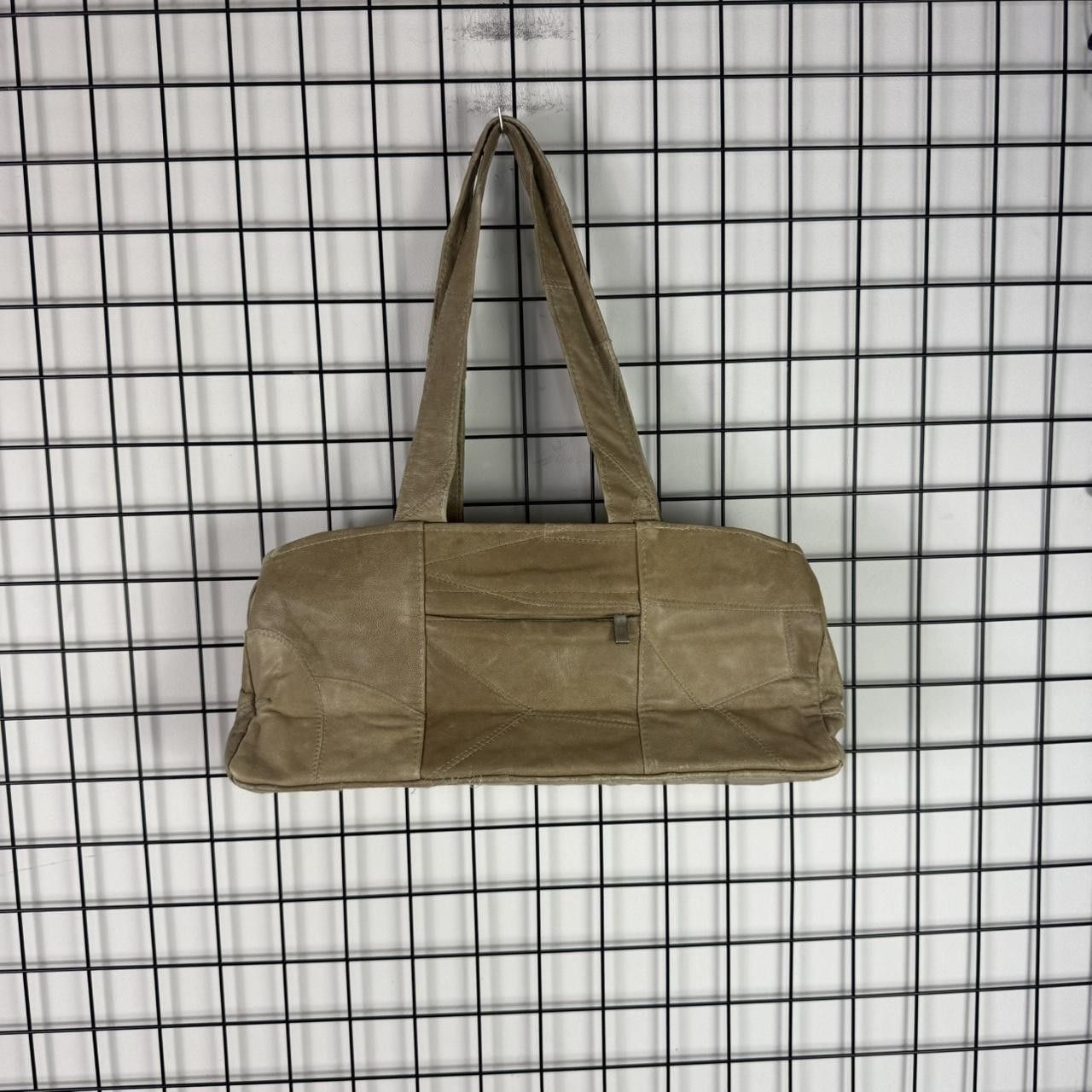 Vintage Beige Leather 2000s Bag Affilaction Vintage Size ONE SIZE - 1 Thumbnail