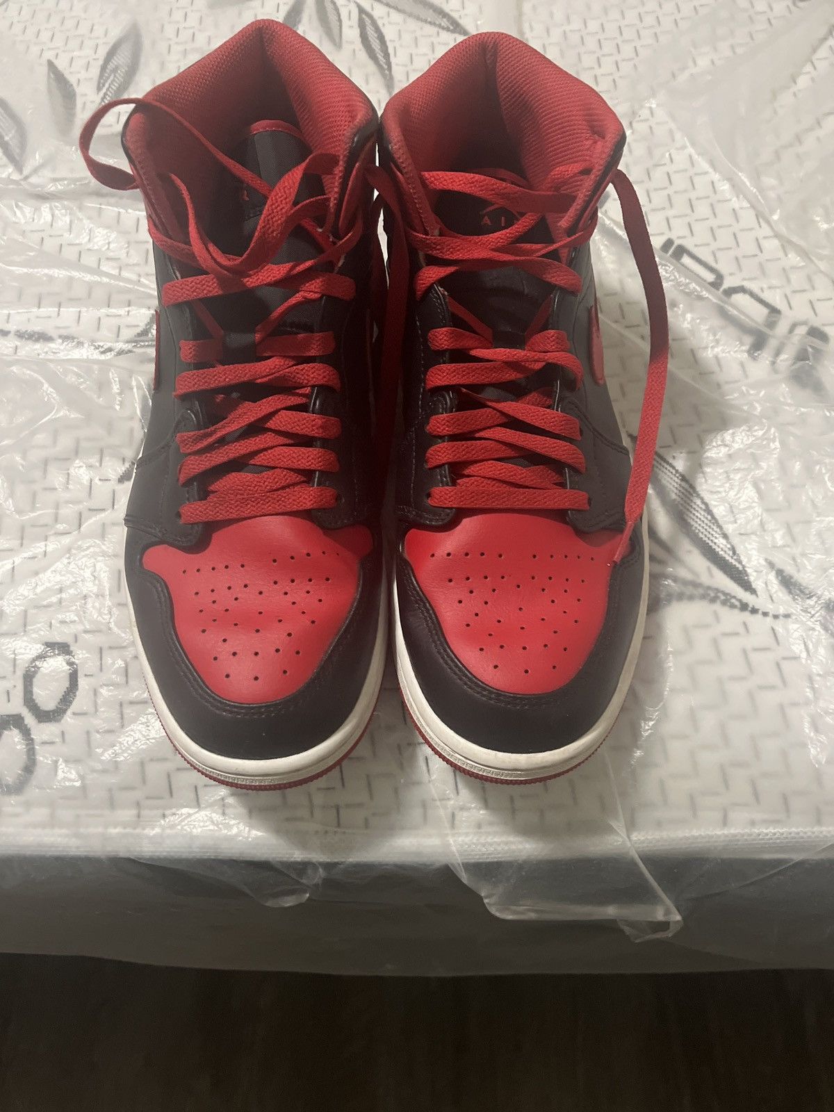Jordan Brand Air jordan 1 mid Alternate bred Size US 11.5 / EU 44-45 - 3 Thumbnail