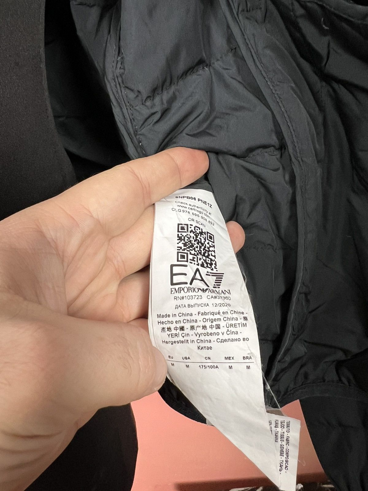 Emporio Armani EA7 emporio armani jacket down blue Size US M / EU 48-50 / 2 - 10 Thumbnail