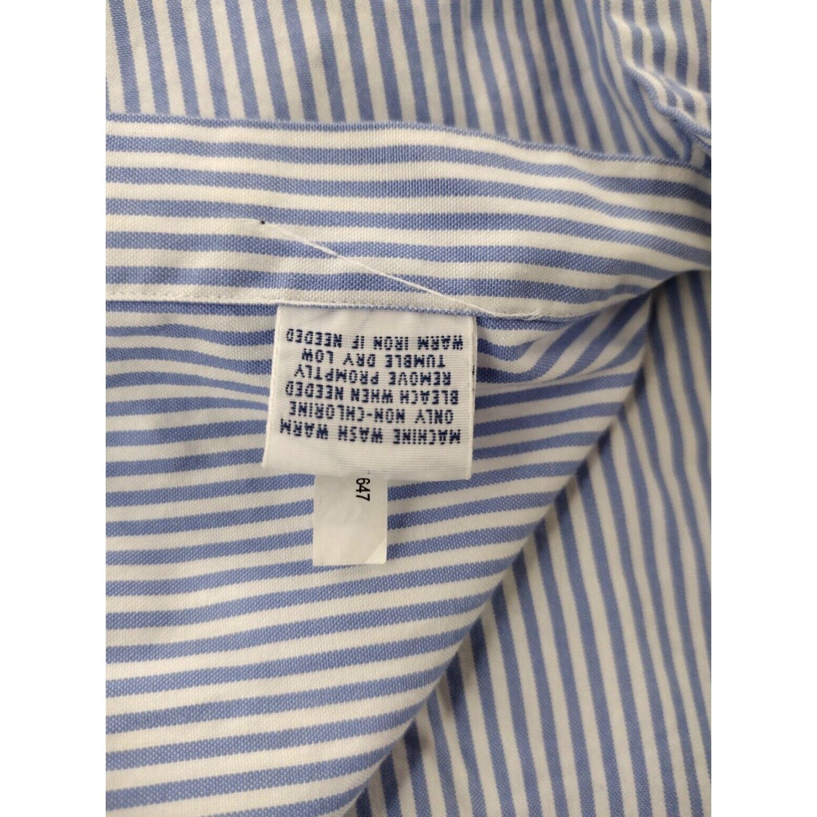 Ralph Lauren Lauren Ralph Lauren Striped Button-Down Shirt XL Classic Long Sleeve Blue Multicolor Mens Size US XL / EU 56 / 4 - 4 Thumbnail