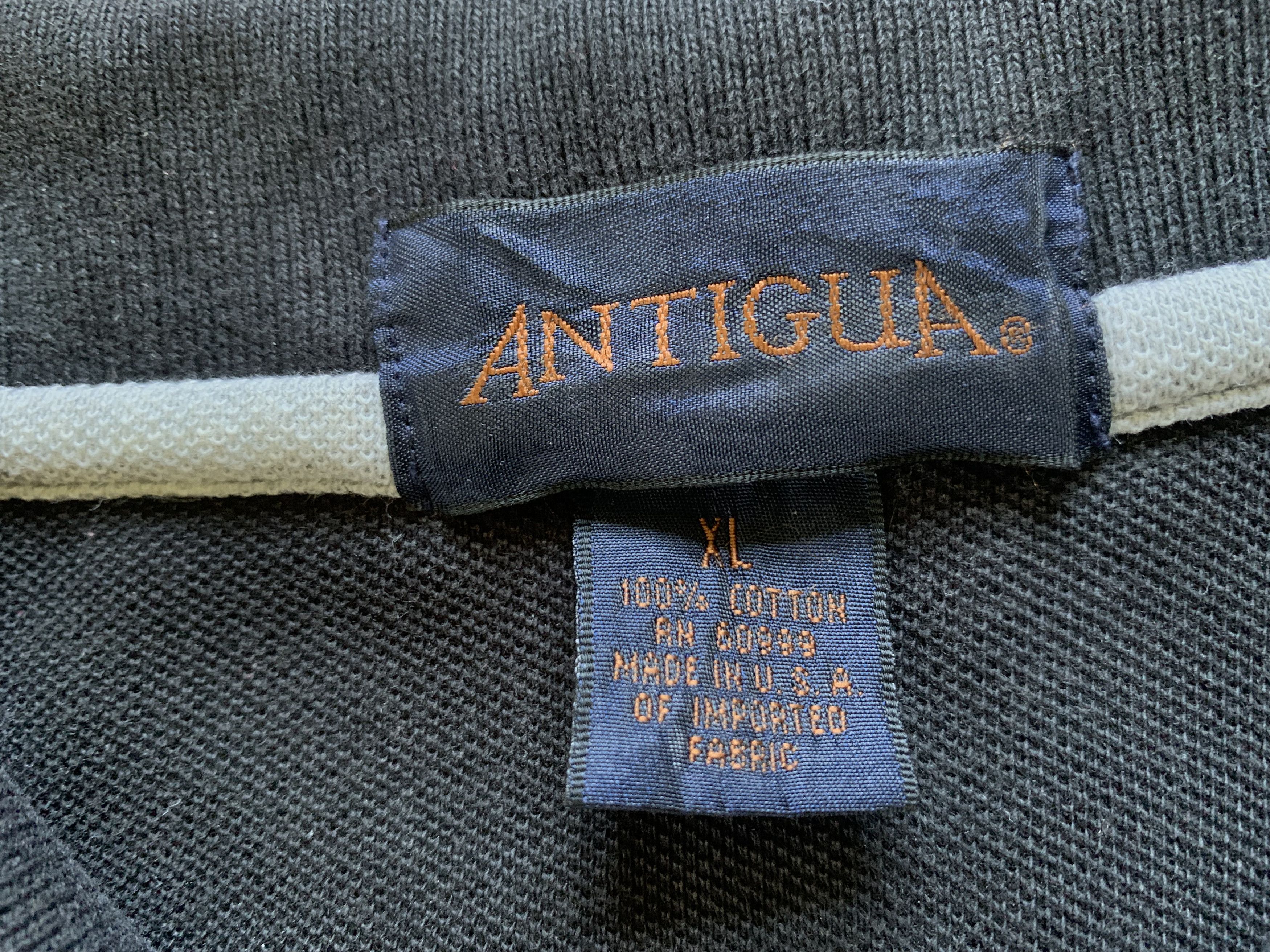 Antigua Vintage Antigua Chicago Bulls Stripe Cotton Long Polo Size US XL / EU 56 / 4 - 7 Thumbnail