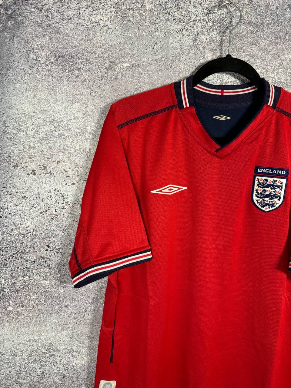Vintage England National Team 2002 Away Umbro Soccer Jersey Size US XL / EU 56 / 4 - 2 Thumbnail