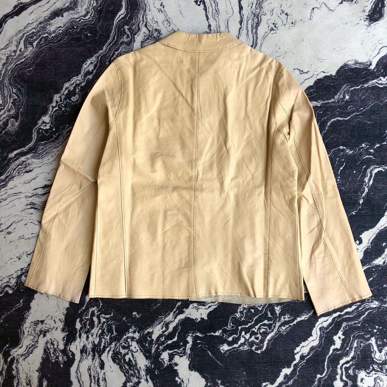 Comme des Garcons Comme des Garcons Tricot Vintage Leather Jacket Size US M / EU 48-50 / 2 - 2 Thumbnail