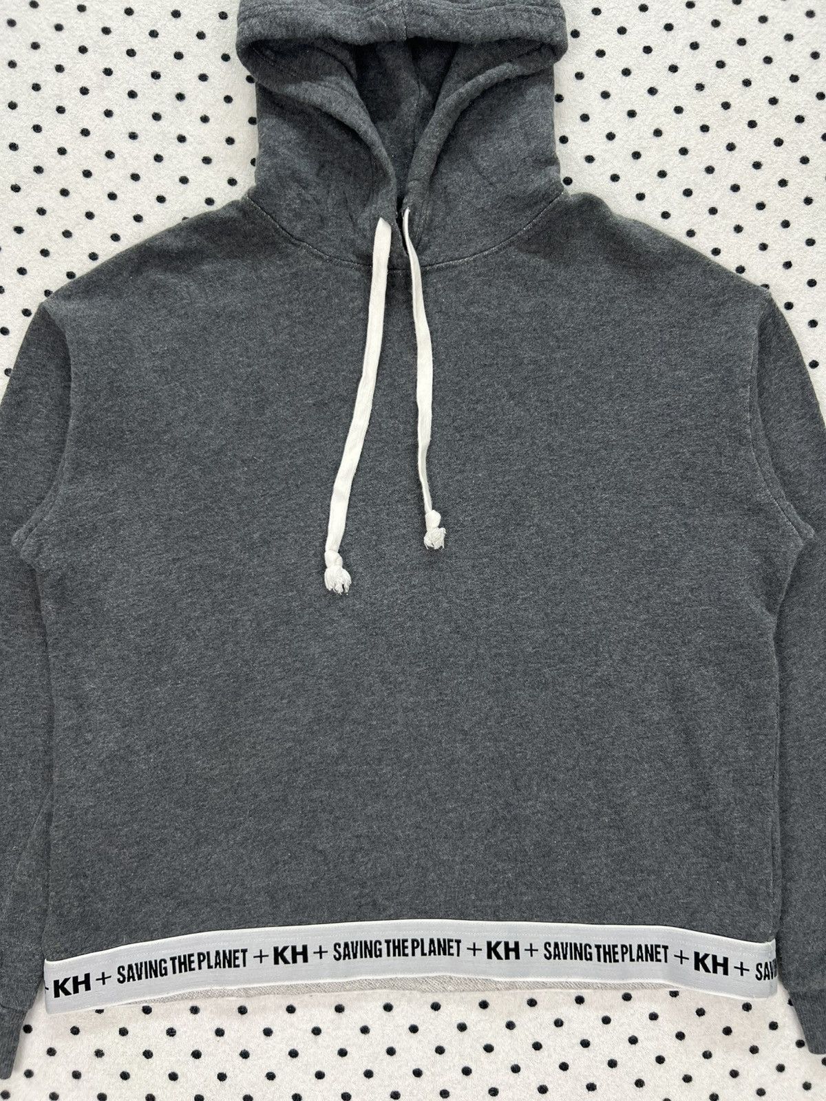 Katharine Hamnett London Katharine Hamnett + Saving The Planet Crop Hoodie Size M / US 6-8 / IT 42-44 - 4 Thumbnail