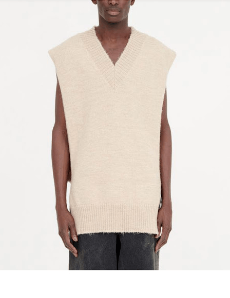 image of Maison Margiela O1W1Db10324 Sweaters In Beige, Men's (Size Medium)