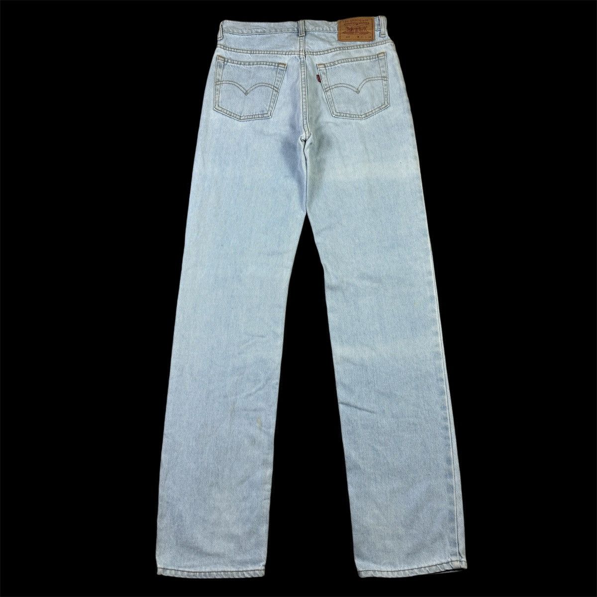 Levi's × Vintage 💥Vintage 90s Levis 515 Sick Blue Wash Denim Pant Size US 29 - 2 Thumbnail