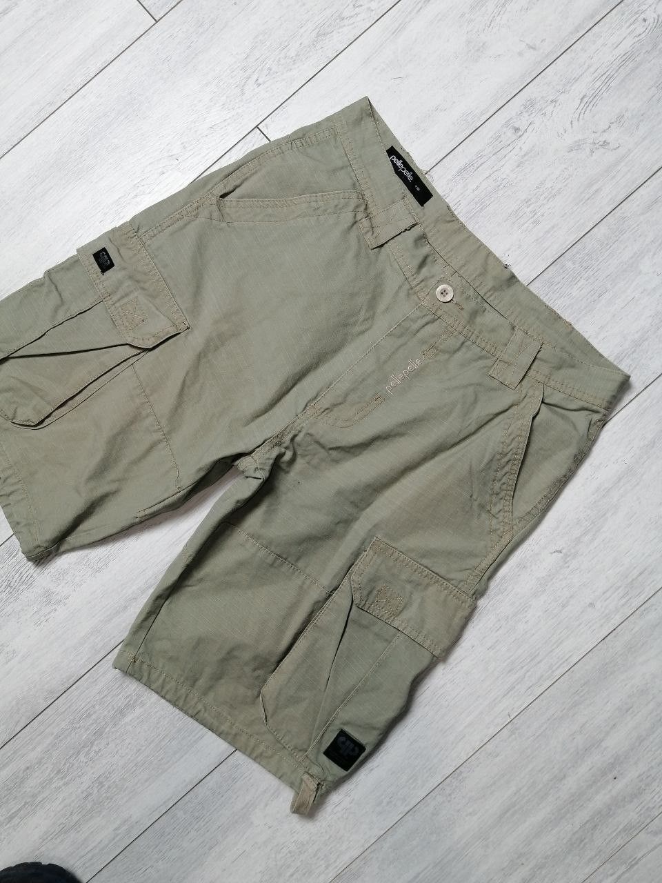 Pelle Pelle × Vintage Vintage Pelle Pelle Cargo Shorts Y2K Style Size US 32 / EU 48 - 2 Thumbnail
