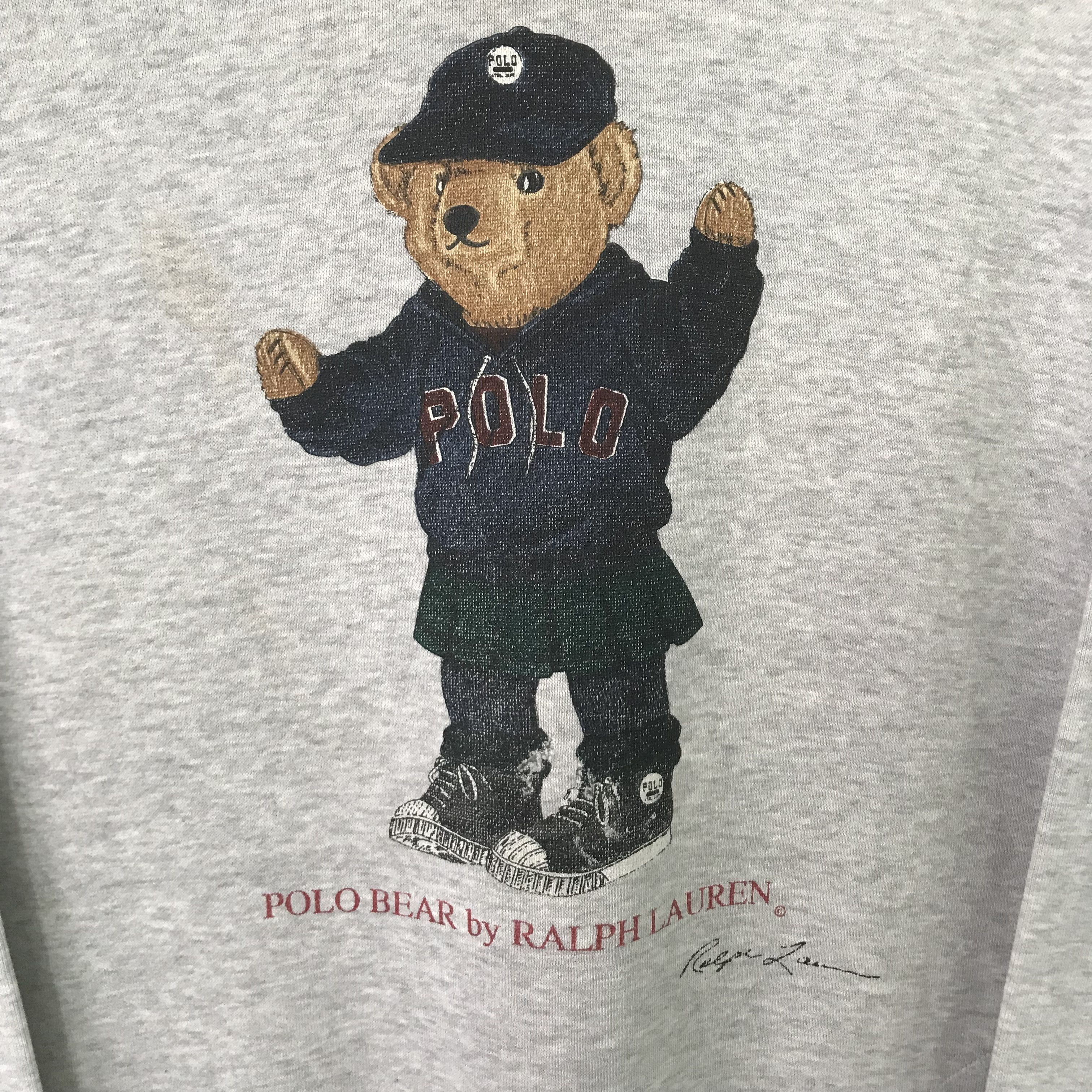 Polo Ralph Lauren vintage sweatshirt polo ralph lauren gray - 424 Size US M / EU 48-50 / 2 - 4 Thumbnail