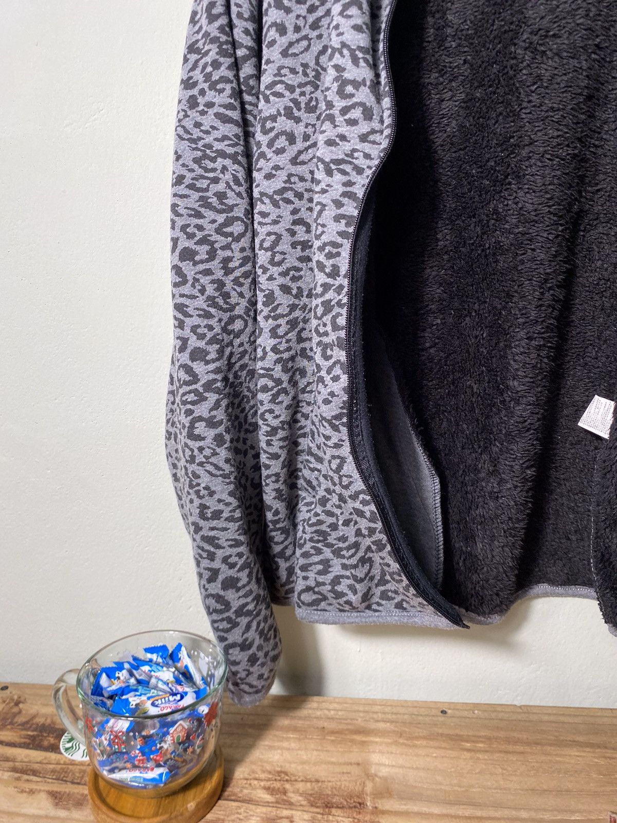 Japanese Brand DOXY Leopard Fur Zip Hoodie Lgb Ifsix Style Size US M / EU 48-50 / 2 - 4 Thumbnail