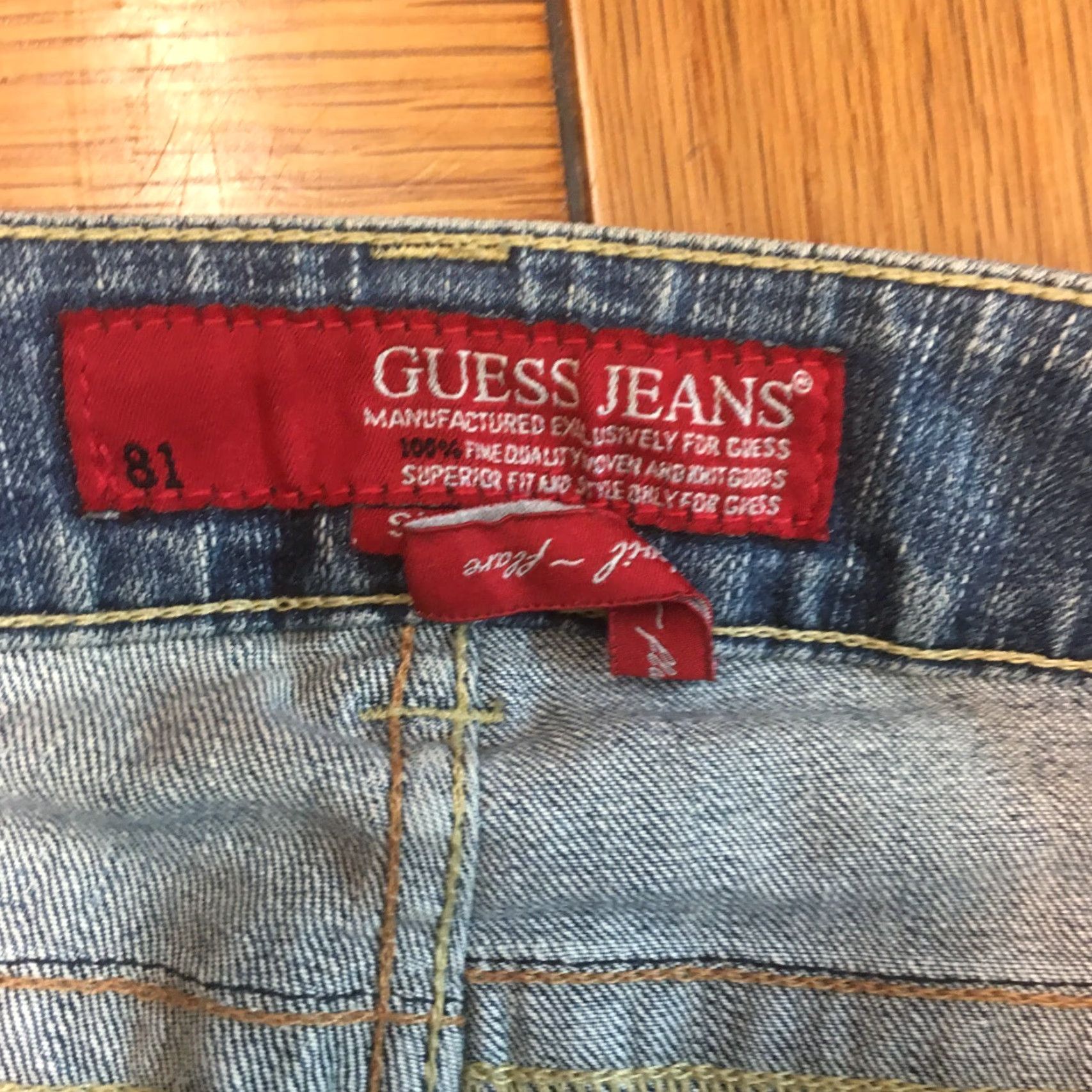 Guess Guess Womens Straight Jeans Blue Denim Size 27 Superior Fit Casual Stretch 5-Pocket Design Size 27" / US 4 / IT 40 - 7 Thumbnail