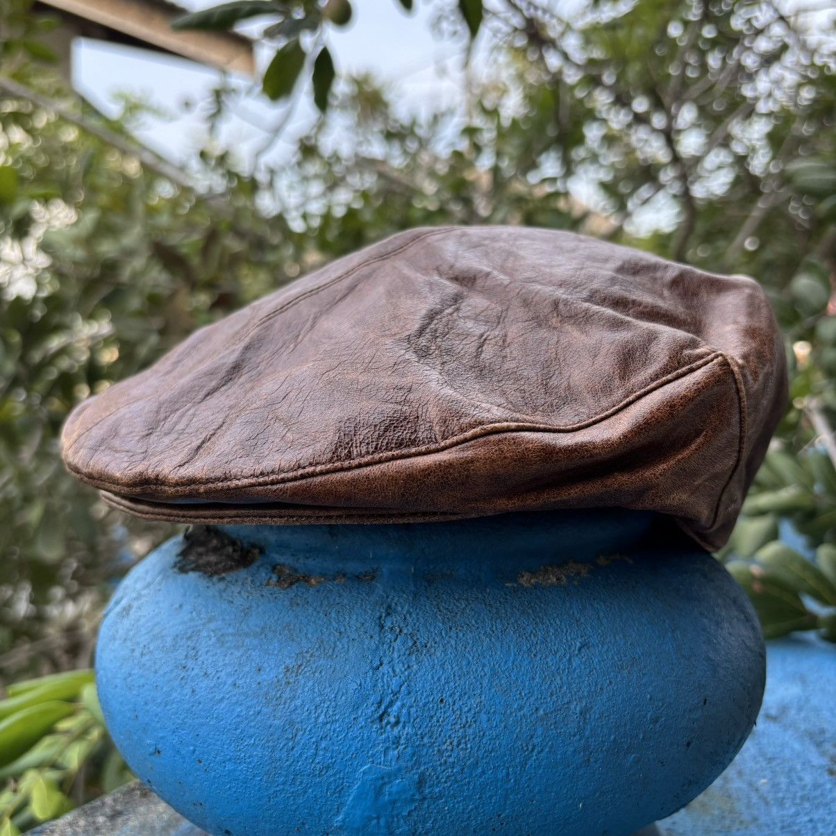 Dior Christian Dior Boutique Paris Leather flat cap Size ONE SIZE - 8 Thumbnail