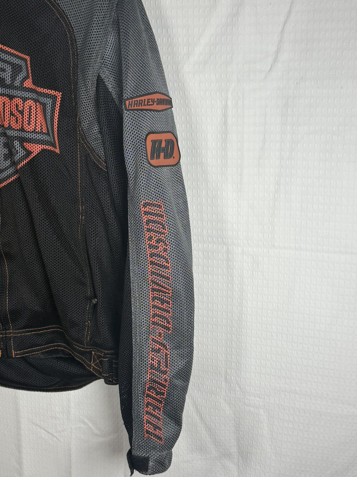 Other Harley Davidson Logo Mesh Rider Jacket size medium Black Size US M / EU 48-50 / 2 - 3 Thumbnail
