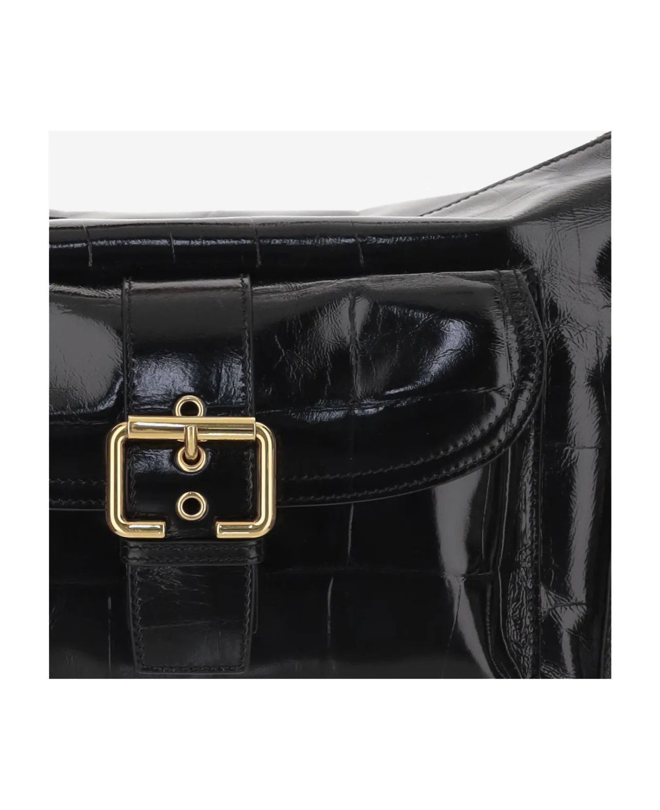 Chloe o1loc1c10126 Size: OS / Medium Double Carry Bag in Black Size ONE SIZE - 4 Thumbnail