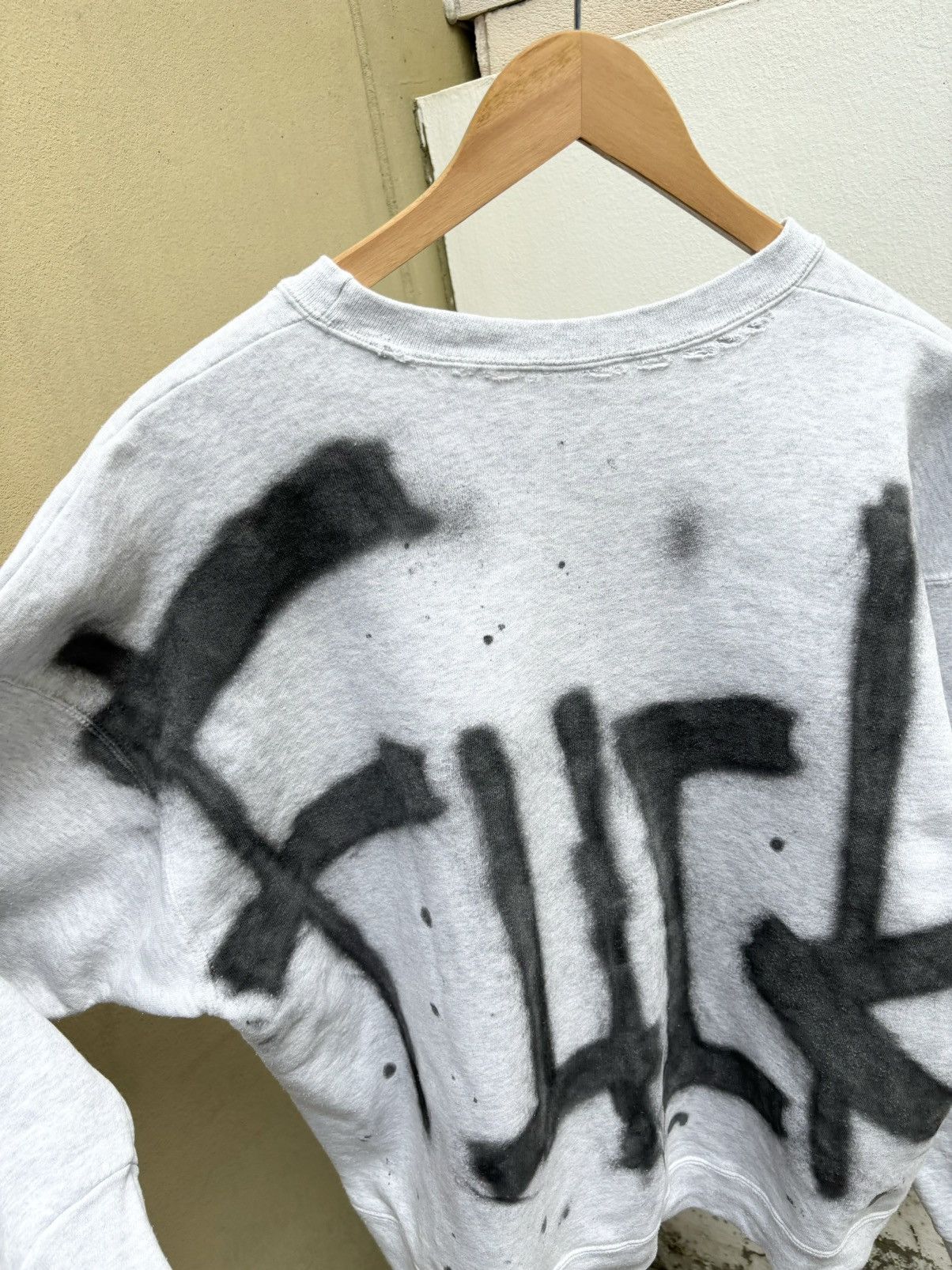 Vintage FUCK I ❤️ usa Sweatshirt Size US XL / EU 56 / 4 - 5 Thumbnail