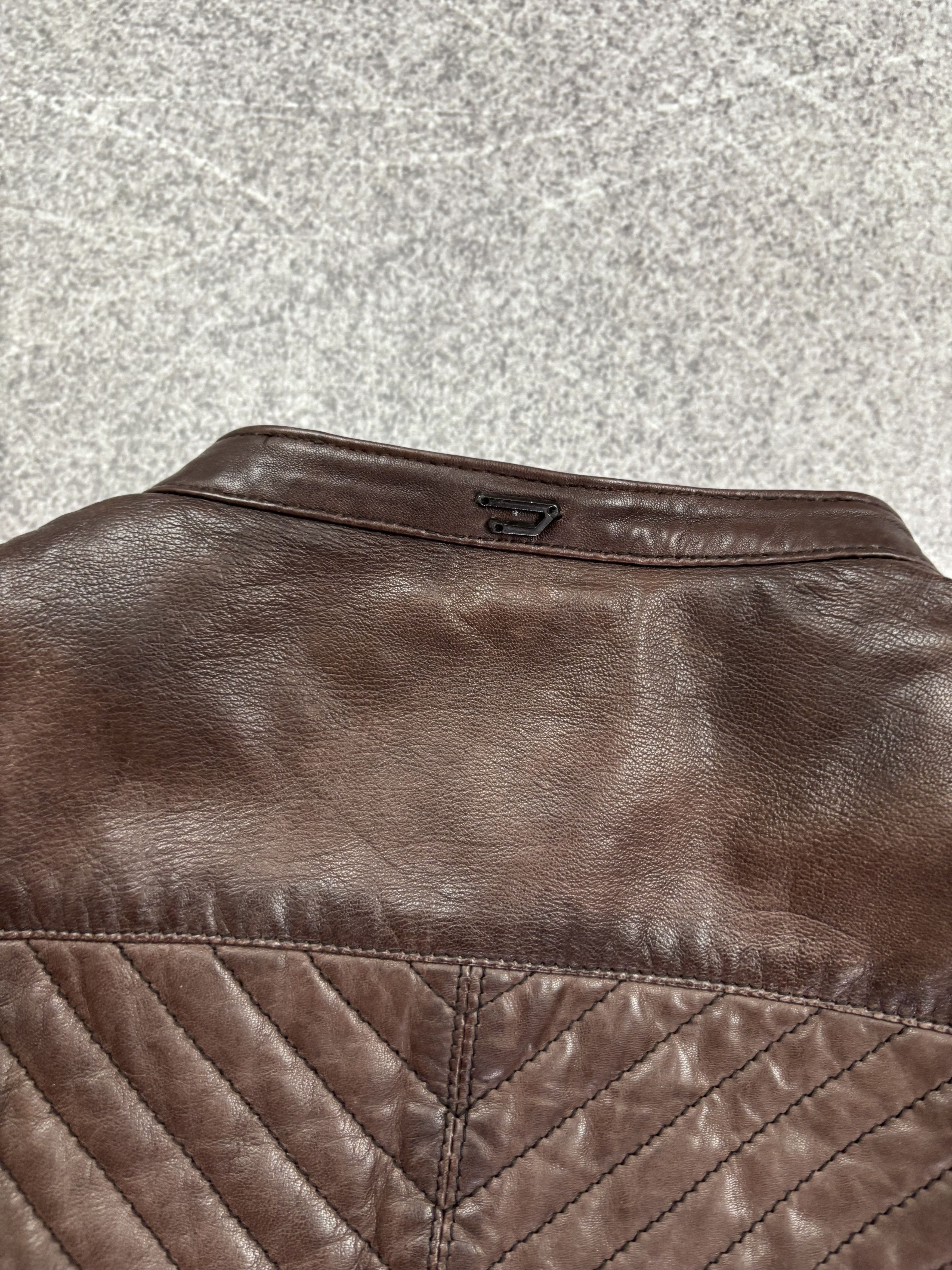 Diesel Rick Owens Type Yohji Yamamoto Style Diesel Leather Jacket Size US S / EU 44-46 / 1 - 6 Thumbnail