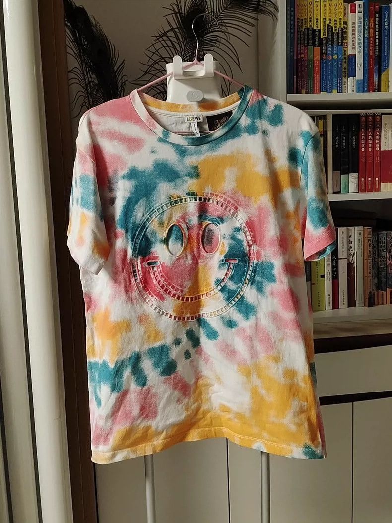 Loewe LOEWE x Smiley Tie-Dye Short Sleeve T-shirt - dmc Size US S / EU 44-46 / 1 - 1 Thumbnail