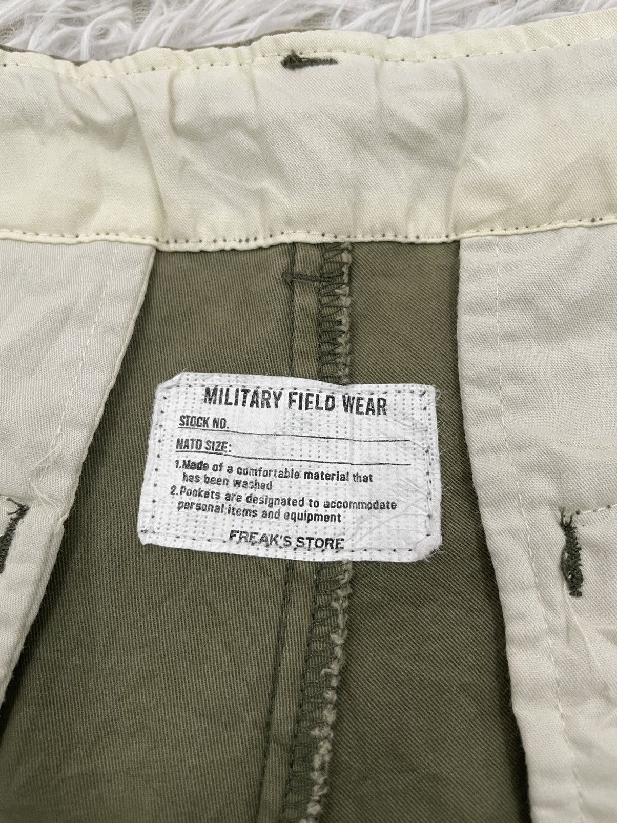Japanese Brand Military Field Wear Freak's Store Green Pants Size US 29 - 16 Thumbnail