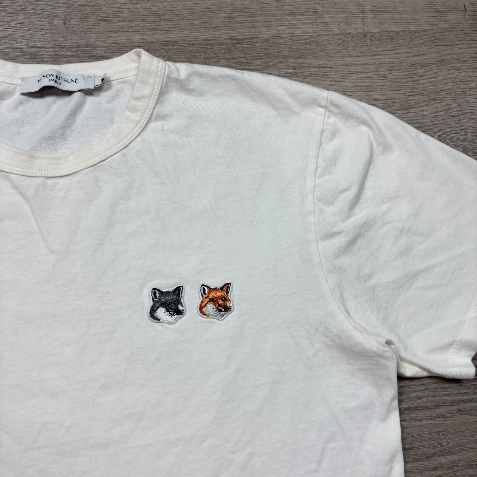 Maison Kitsune Maison Kitsune Double Fox Head Patch Classic Shirt Men's S Size US S / EU 44-46 / 1 - 2 Thumbnail