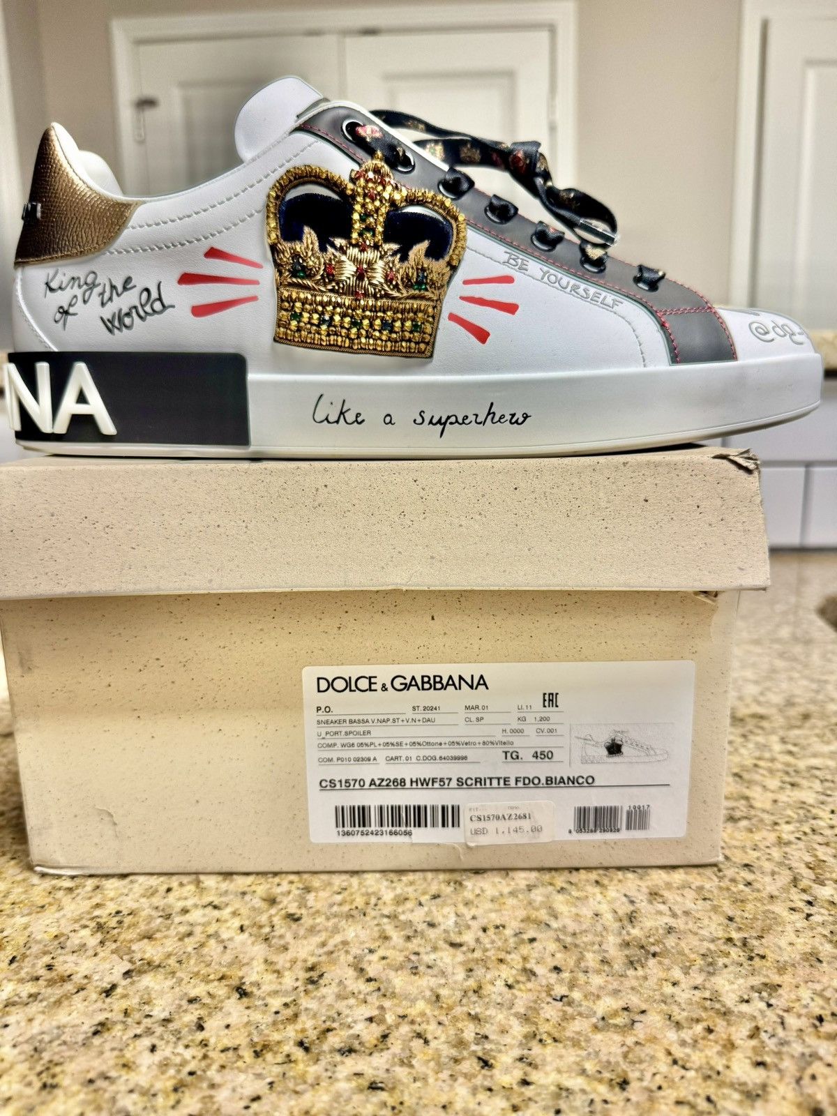 Dolce & Gabbana Dolce & Gabbana Portofino Sneakers Size US 11 / EU 44 - 5 Thumbnail