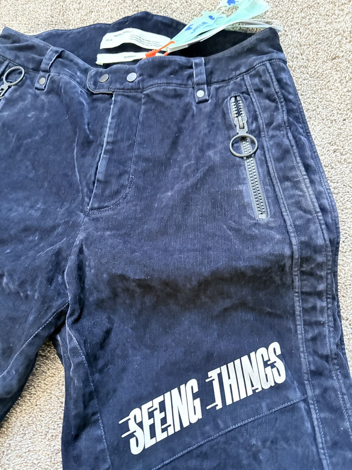 Off-White Off-White seeing things, molskin skii trousers runway pants Size US 33 - 2 Thumbnail