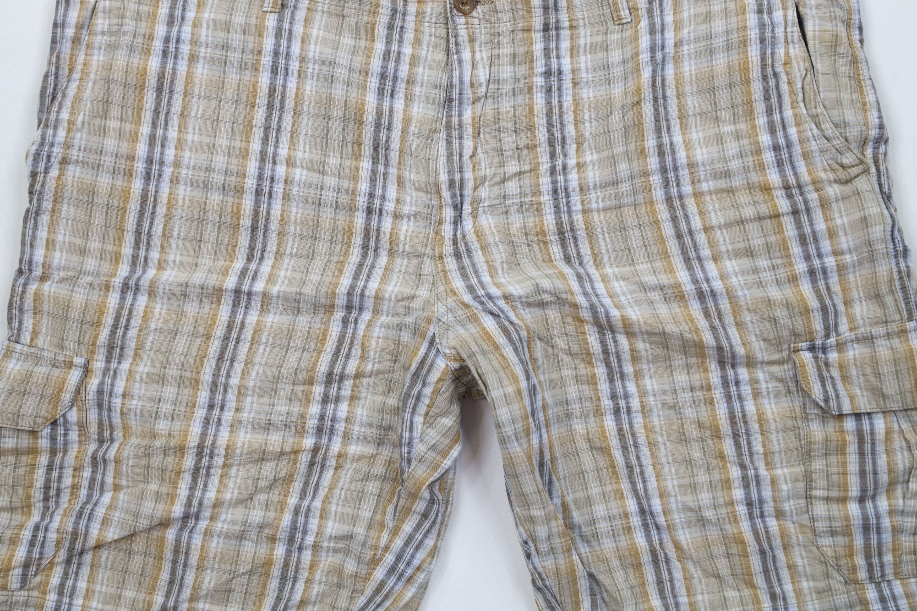 Tommy Bahama Vintage Tommy Bahama Earth Tone Plaid Cargo Shorts Cotton Size US 44 / EU 60 - 3 Thumbnail