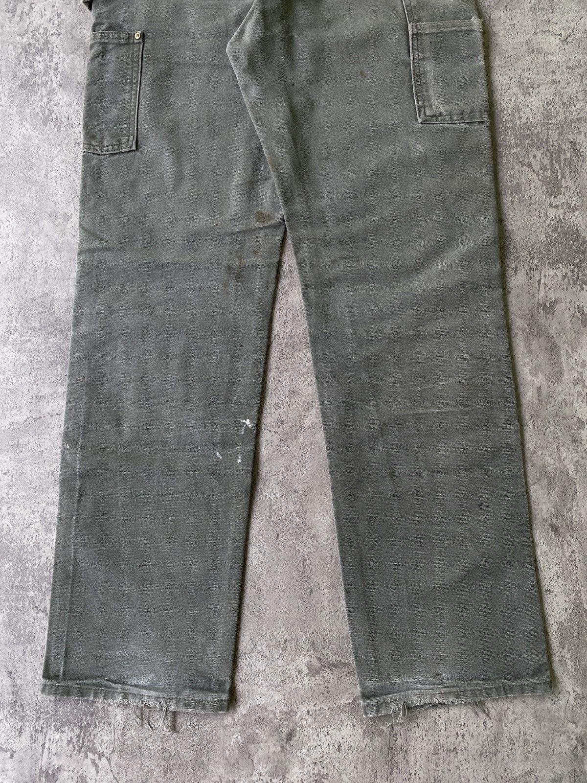 Carhartt Distressed Faded Vintage Carhartt Double Knee B01 Moss Green Size US 32 / EU 48 - 6 Thumbnail