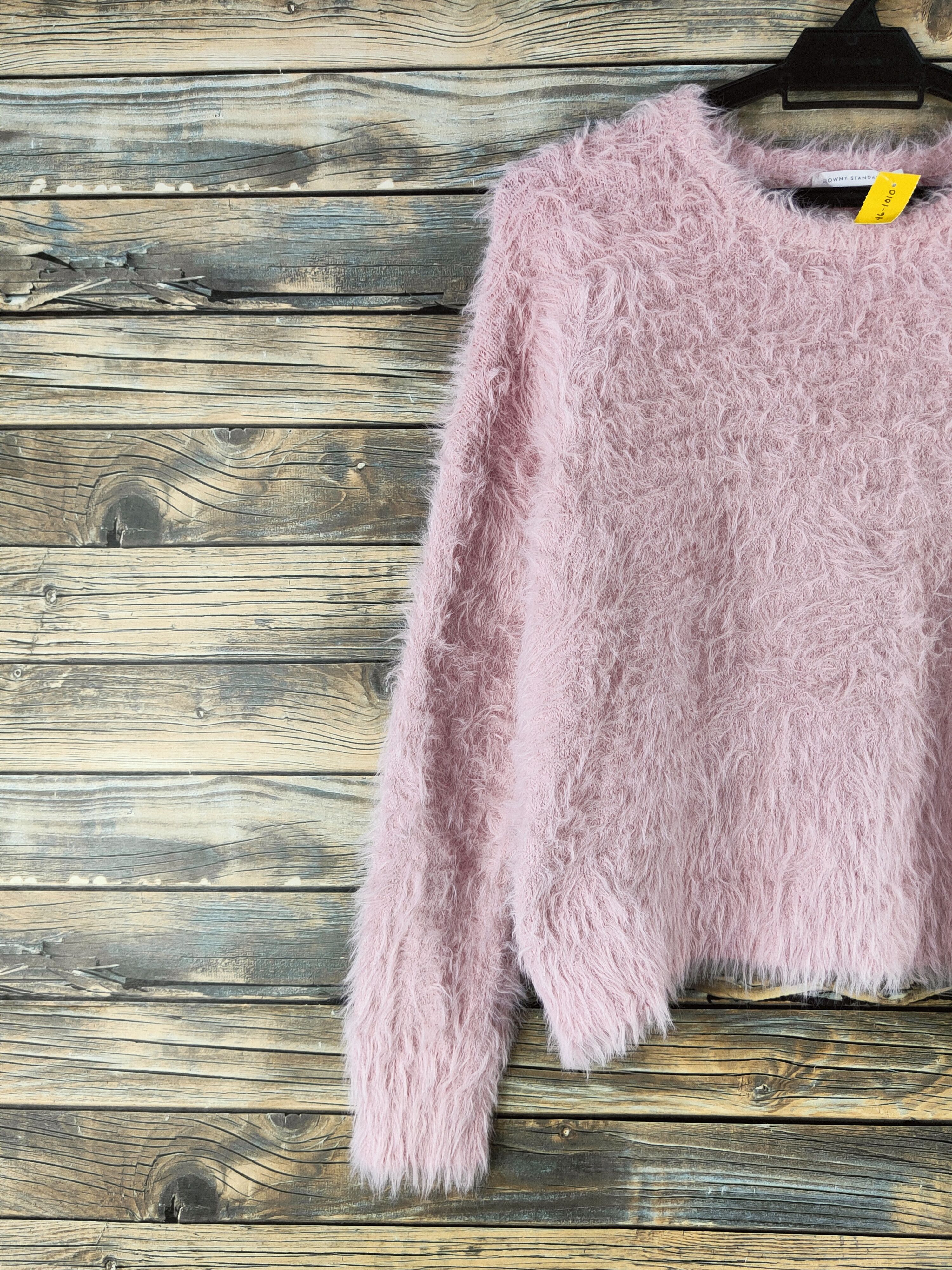Japanese Brand DL Browny Standard Pink Fur Mohair Knitwear #46-1010 Size M / US 6-8 / IT 42-44 - 3 Thumbnail