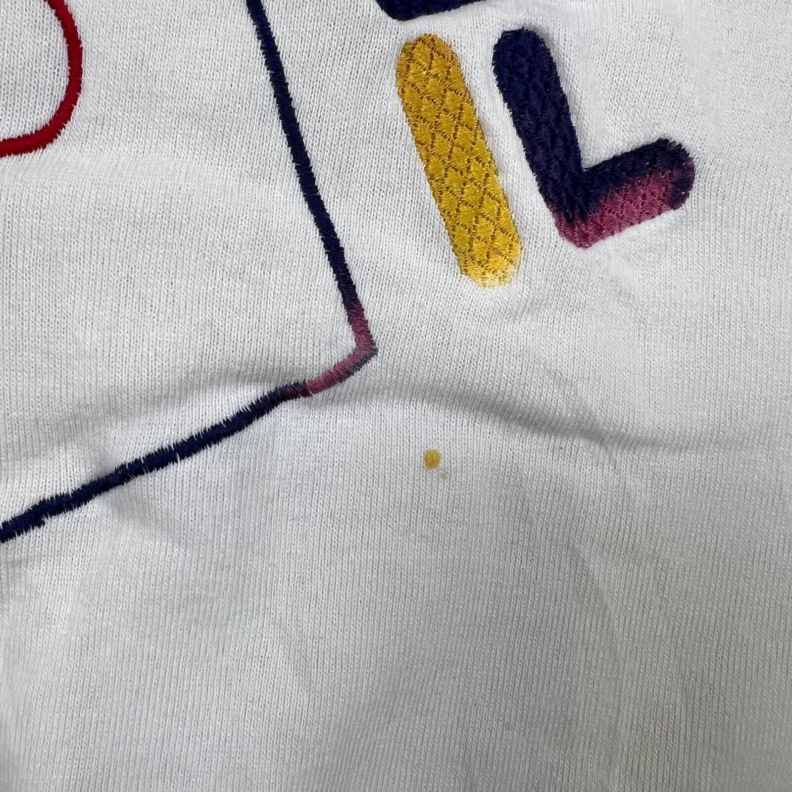Fila × Vintage Vintage Fila Sweatshirt Large Spell Out Pullover Crewneck Size US L / EU 52-54 / 3 - 4 Thumbnail