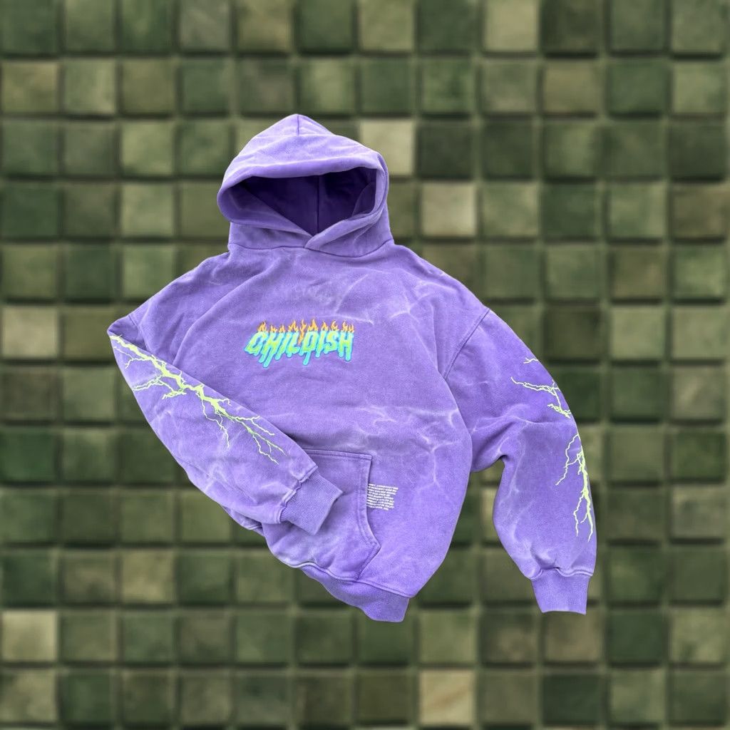 Vintage VINTAGE Childish Racing 1995 Robs Motors Purple Hoodie Mens M Purple Racer USA Streetwear Oversized Pullover Cotton Shirt Hoodie Size US M / EU 48-50 / 2 - 1 Thumbnail