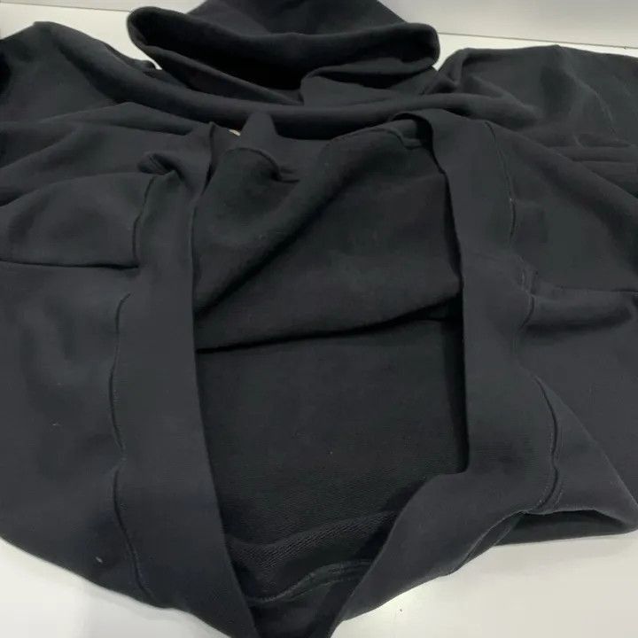 Balenciaga Balenciaga Black Hooded Sweatshirt with Logo Print 0079-250 Size US XXS / EU 40 - 8 Thumbnail