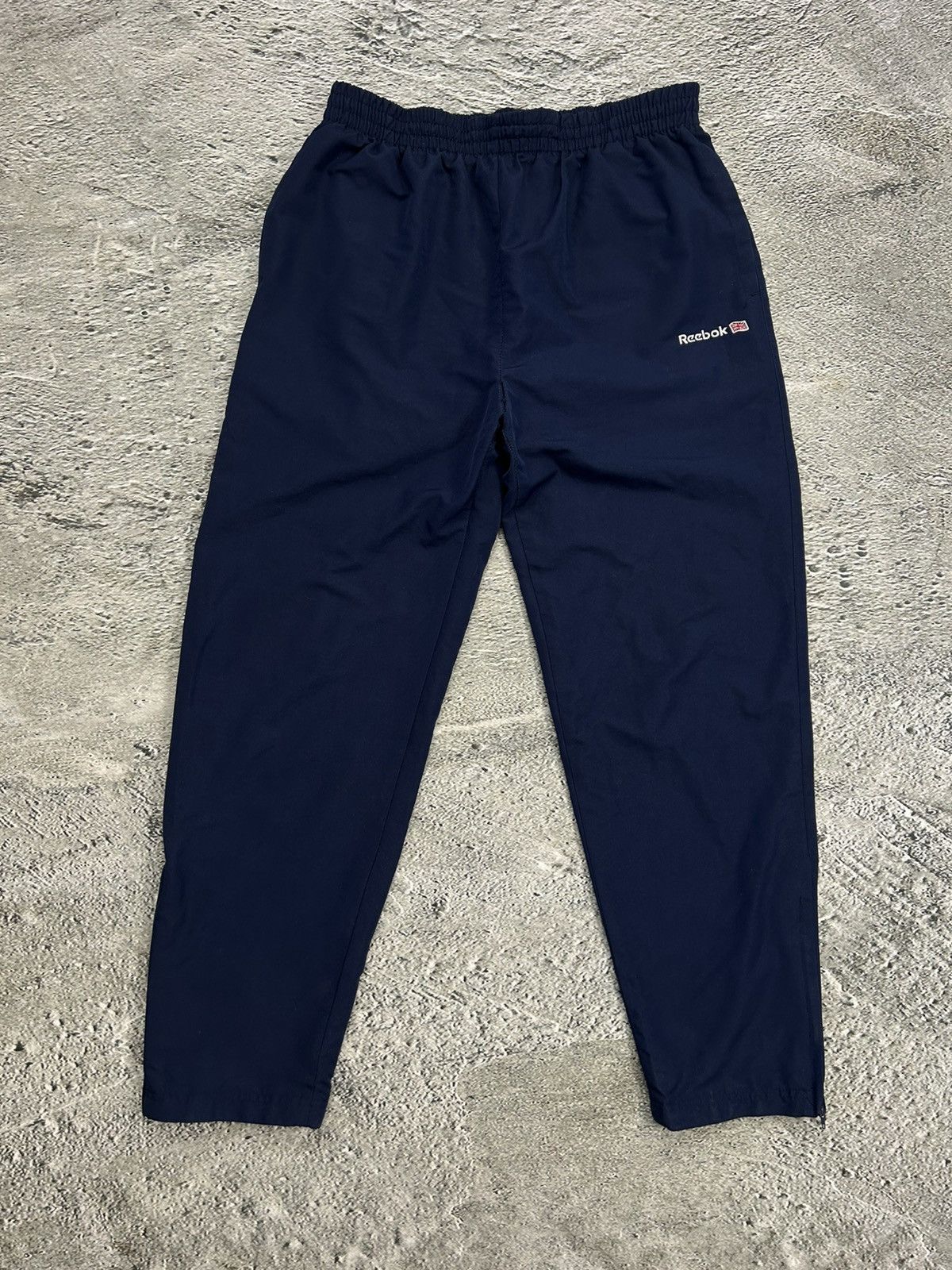 Reebok × Vintage Reebok vintage track suit navy track pants nylon UK Size US XL / EU 56 / 4 - 8 Thumbnail