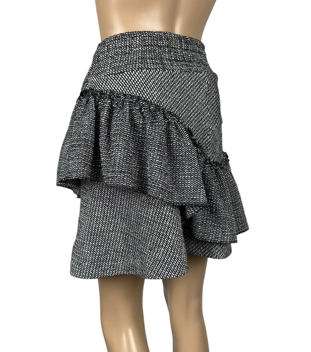Maje Maje Mini Skirt Pleated Ruffle Cotton size 1 Size 26" / US 2 / IT 38 - 6 Thumbnail