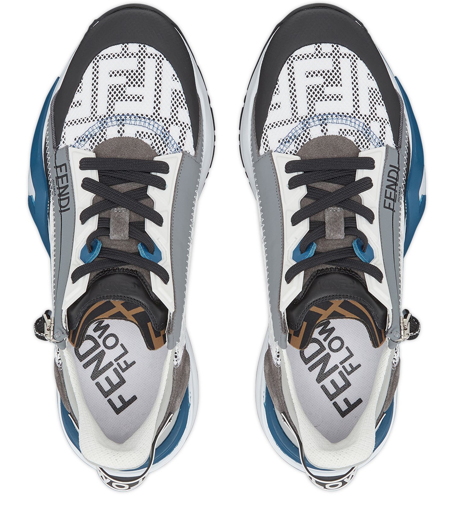 Fendi o1loc1c0824 Flow Sneakers in Blanc Size US 7 / EU 40 - 6 Thumbnail