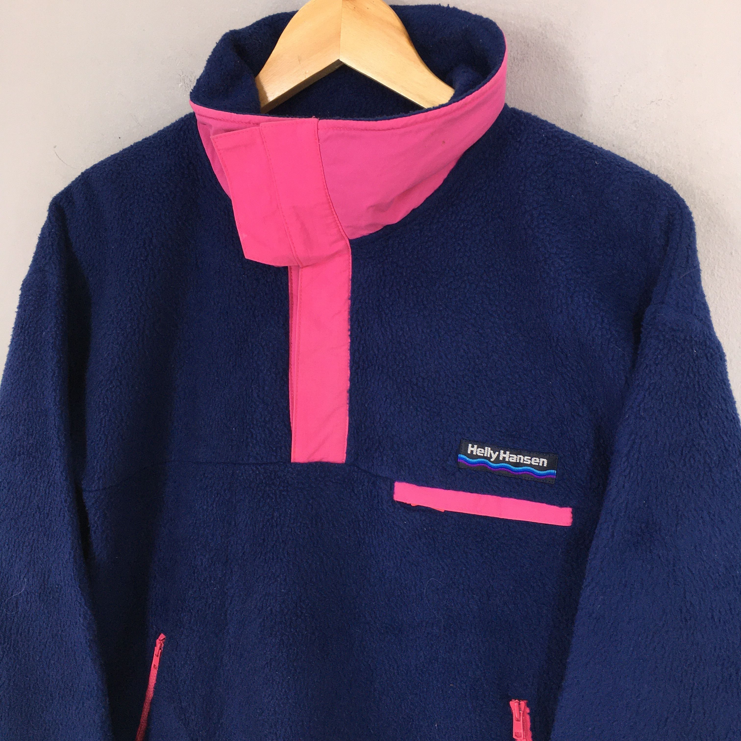 Helly Hansen Vintage 90's Helly Hansen Fleece Blue Sweatshirt Large Size US L / EU 52-54 / 3 - 5 Thumbnail