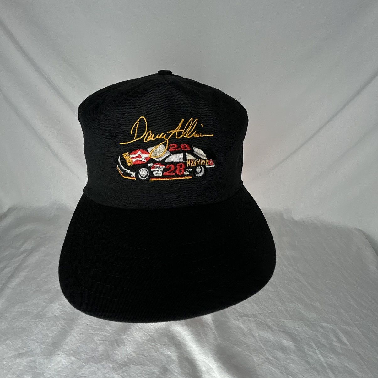 NFL Vtg 90’s Davey Allison #28 Havoline NASCAR snapback hat Size ONE SIZE - 2 Thumbnail