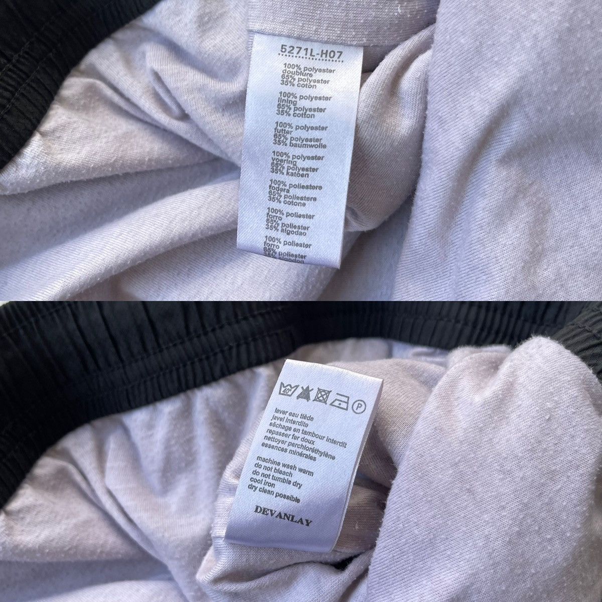 Lacoste × Vintage Lacoste Sport Vintage Nylon Track Pants Black Y2K Size US 34 / EU 50 - 9 Thumbnail