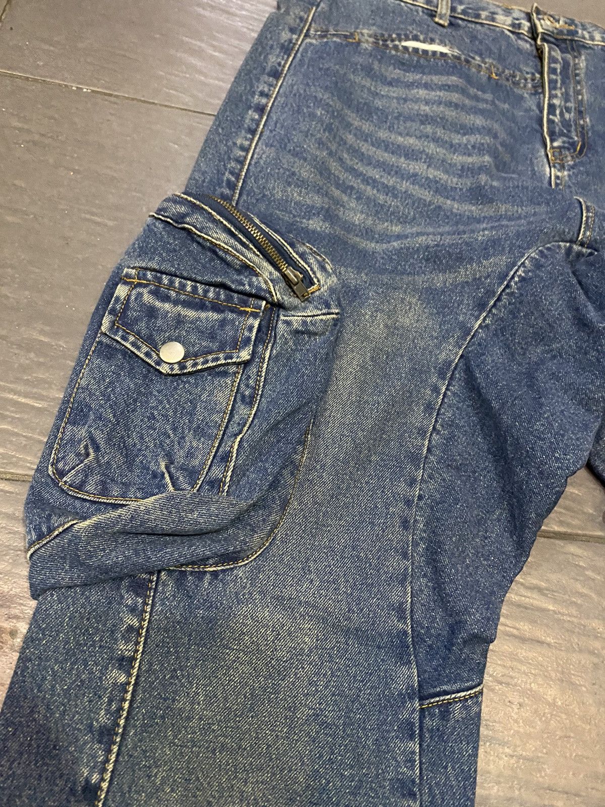 Hysteric Glamour × Japanese Brand Buggy jeans multi pocket Size US 34 / EU 50 - 4 Thumbnail