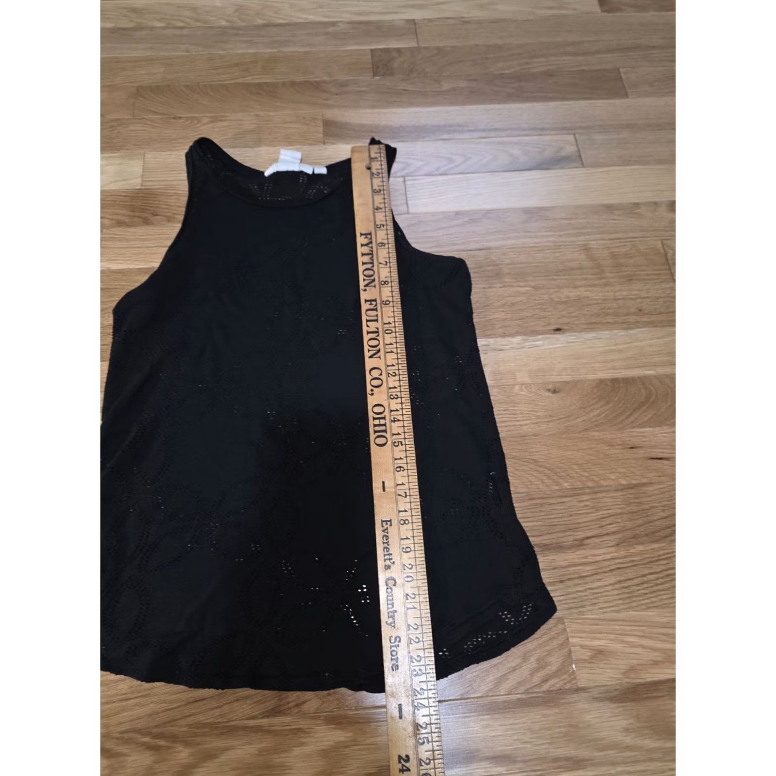 Vintage LOGG Label of Graded Goods Women's Laser Cut Sleeveless Black Top XS Blouse Casual Regular Knitted/Basic (Pre-owned) Womens Size XS / US 0-2 / IT 36-38 - 6 Thumbnail