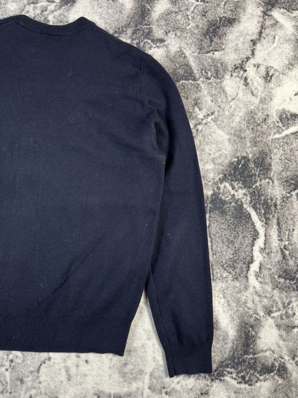 Lacoste Lacoste Wool Blend Sweater Logo Navy Size L Size US L / EU 52-54 / 3 - 12 Thumbnail